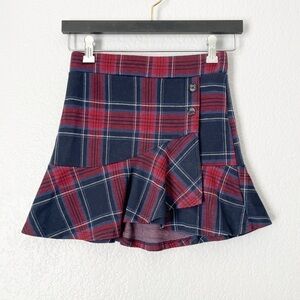 ABERCROMBIE Kids Girls Plaid Skirt 9/10
